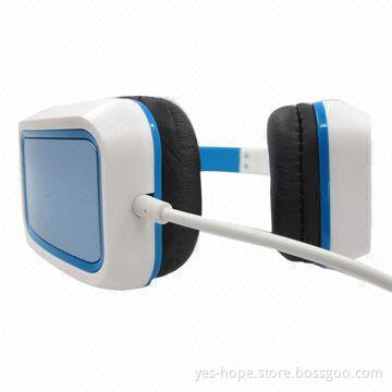 Novelty Headphones with 3.5mm Stereo Plug, Used for MP3/MP4/DVD/CD Player